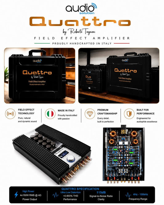 Audio Solution - Quattro - Four Channel Amplifier